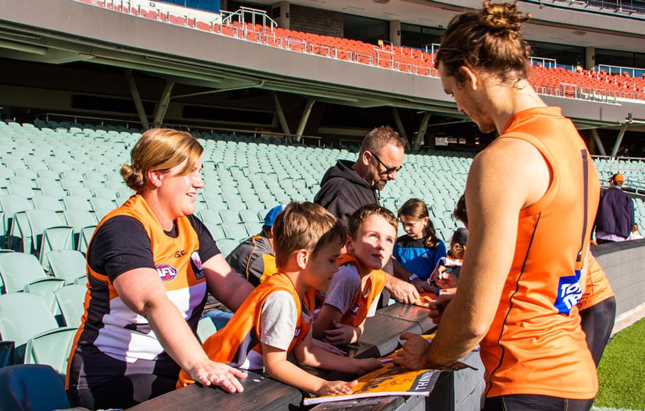 The GIANTS will have an open training session at Adelaide Oval on Friday. The GIANTS will hold an open training session at Adelaide Oval on Friday. - GWS Giants,AFL,Adelaide Crows,Adelaide Oval
